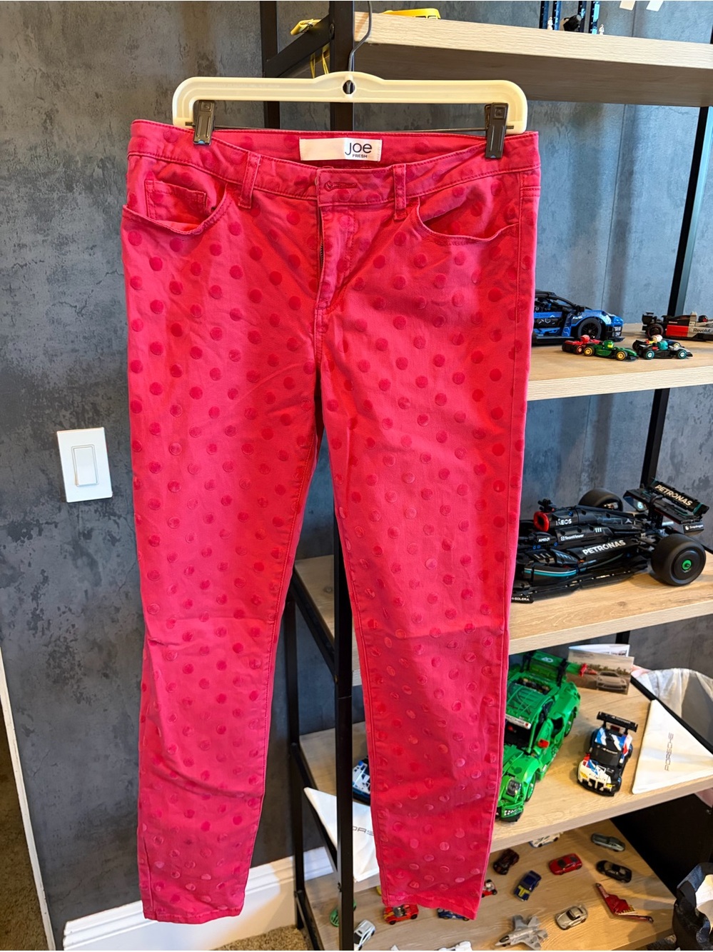 Joe Pink Polka Dot women’s Pants